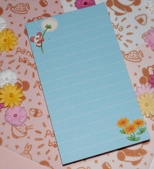 memo pad long