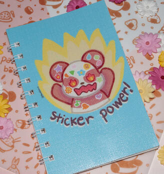 sticker book design