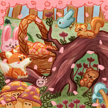 spring forest