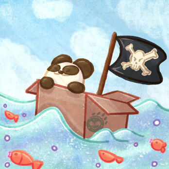 panda pirate